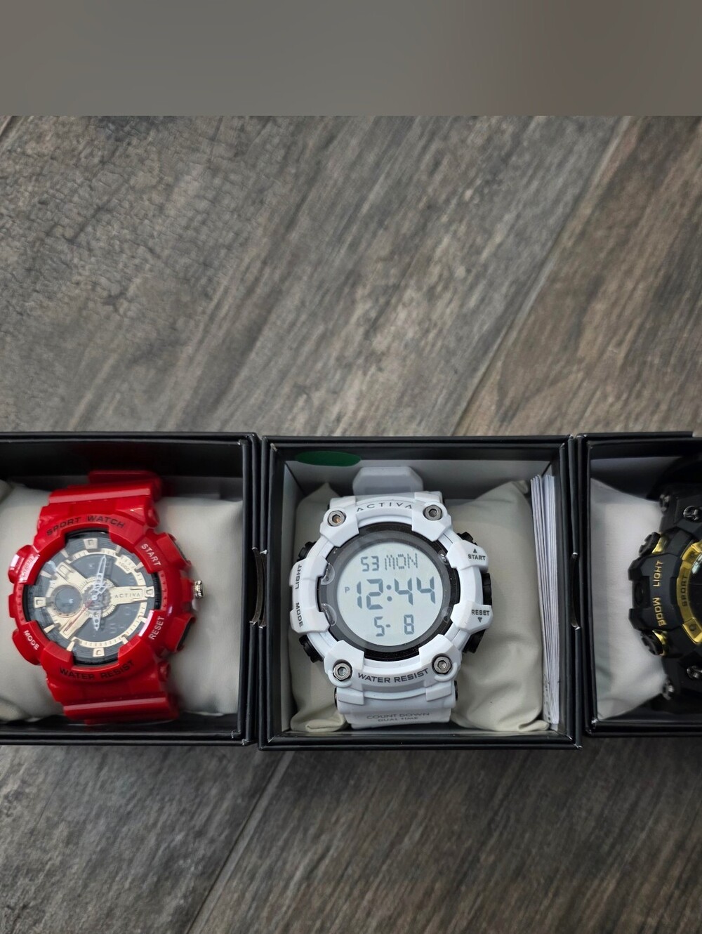Set Of 3 Activa Men's Sport Watches